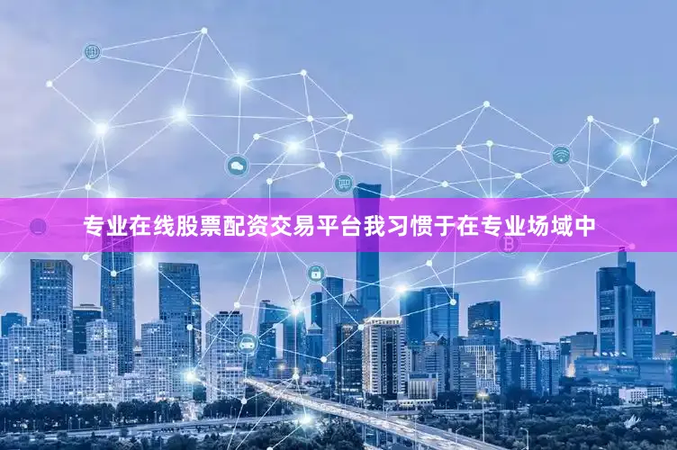 专业在线股票配资交易平台我习惯于在专业场域中