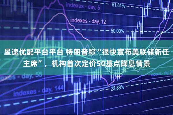 星速优配平台平台 特朗普称“很快宣布美联储新任主席”，机构首次定价50基点降息情景
